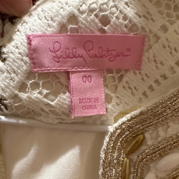 Lilly Pulitzer Cream Lace Backless Dress - Picture 3 of 3